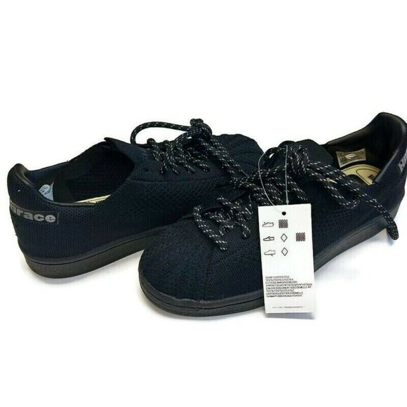 Adidas Originals Mens Sz 5 PW Pharrell Williams Superstar Sneakers Black GX2482 - Picture 8 of 8